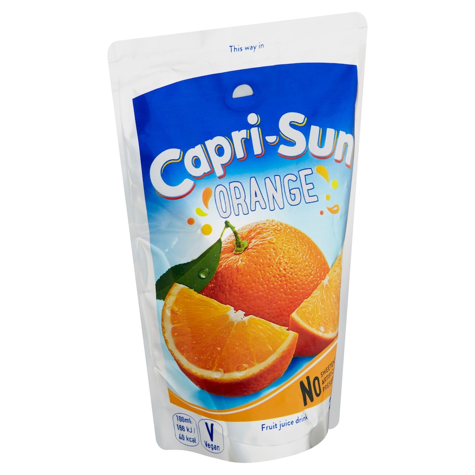 Obrázek 1 pro produkt Capri-Sun Orange nesycený nealkoholický ovocný nápoj 200ml