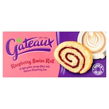 Gateaux Swiss Roll Raspberry 185G