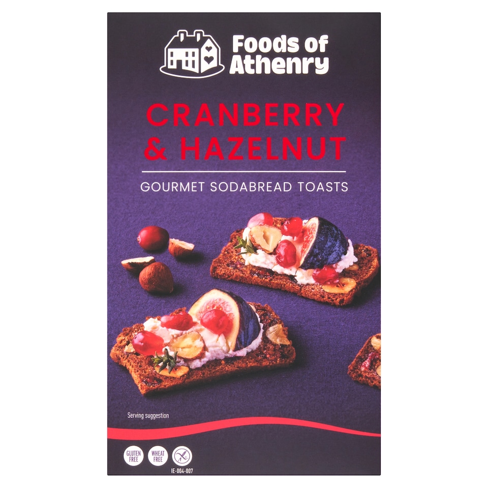 Gluten Free Cranberry&Nut Crackers 110G