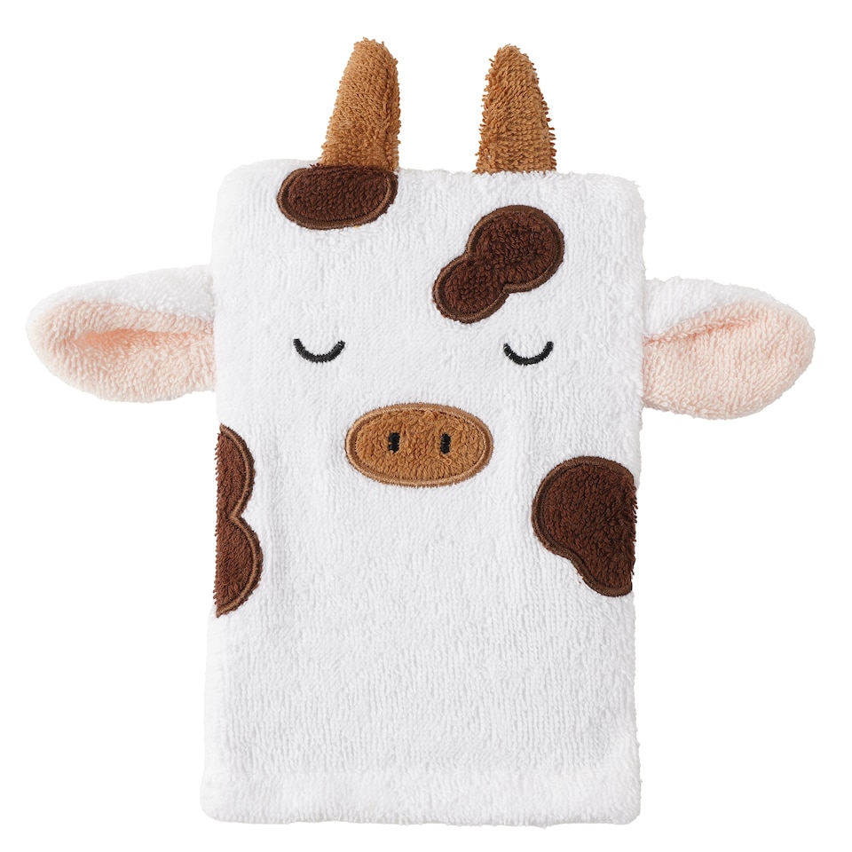 image 1 of Fred & Flo Farmyard Character Wash Mitts 3 Pack