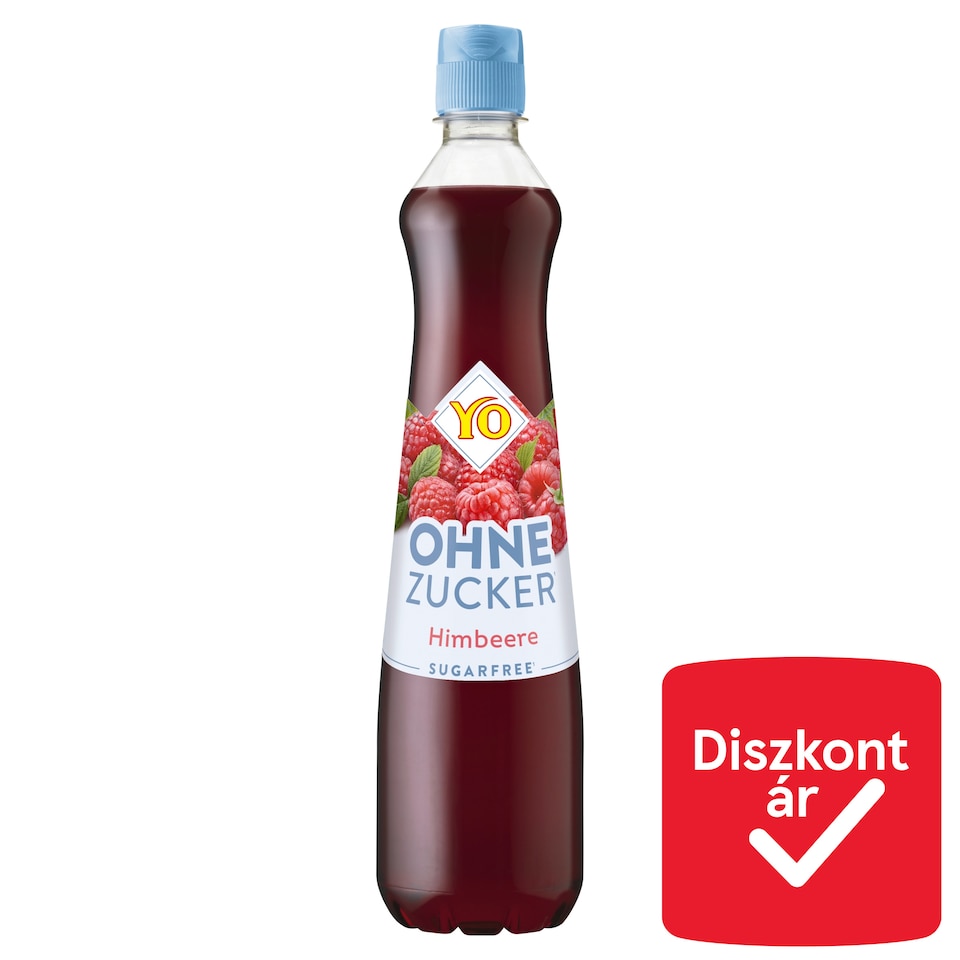 Yo málna ízesítésű szörp édesítőszerekkel 0,7 l