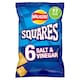 image 3 of Walkers Squares Salt & Vinegar Multipack Crisps 6x22g