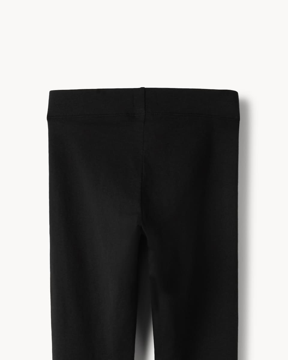 image 1 of F&F Girls 3-Pack Cotton Rich Leggings in Black
