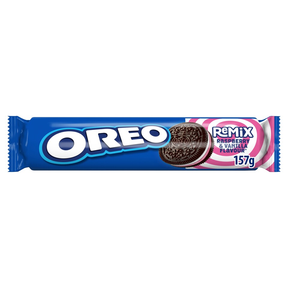Oreo Remix Raspberry & Vanilla Flavour 157g