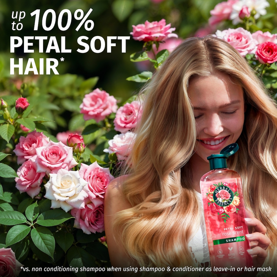image 1 of Herbal Essences Petal Soft Shampoo - Rose Scent 350ml