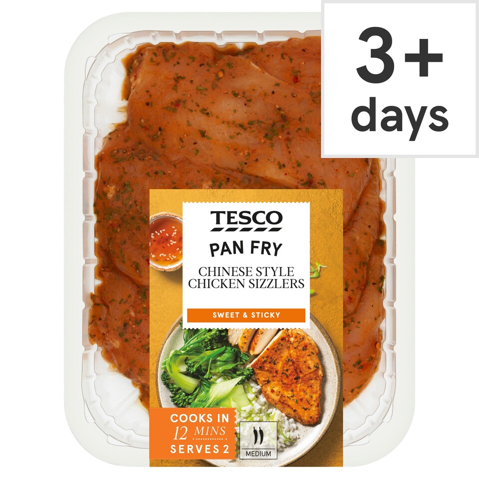 Tesco Pan Fry Chinese Style Chicken Sizzlers 318g