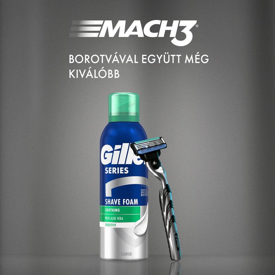 image 1 of Gillette Series Kondicionáló Borotvahab Kakaóvajjal, 200ml