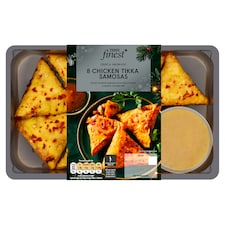 Tesco Finest 8 Chicken Tikka Samosas 230G