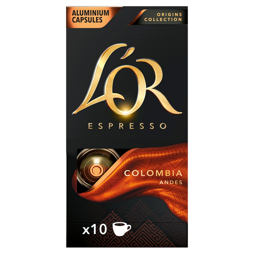 image 1 of L'or. 10 Colombia Coffee Capsules 52G