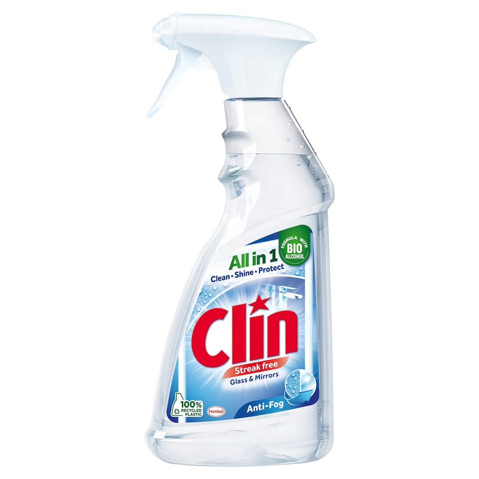 Clin Anti-fog ablaktisztító szórófejes 500 ml