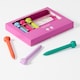 image 3 of Paperchase Terrazzo Cats Set of 6 Crayons