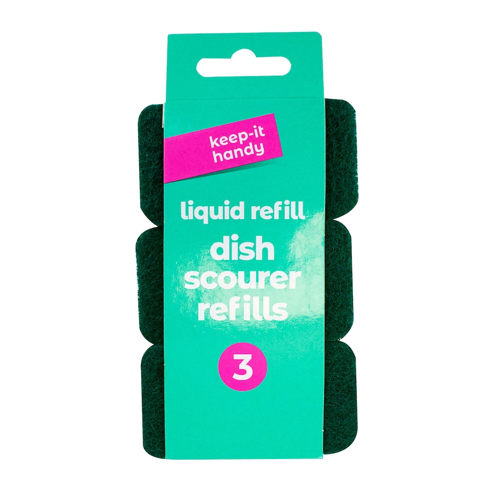 Keep It Handy Washing up Sponge Scourer Refills 3pk