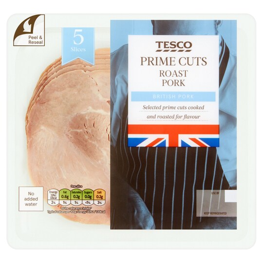 Tesco British Roast Pork 125G Tesco Groceries
