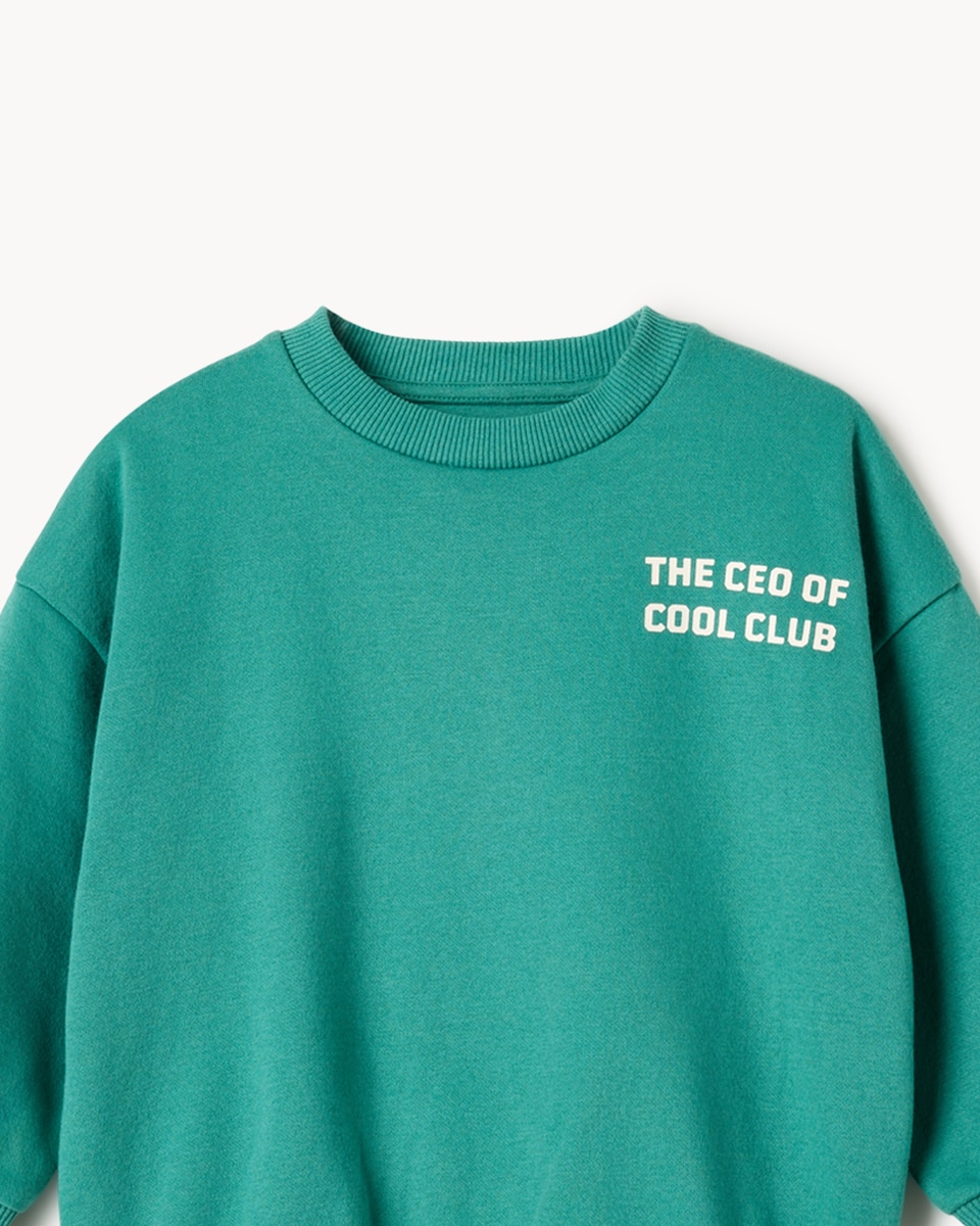 image 1 of F&F Boys 3-Pack Cotton Rich Sweatshirts in Green