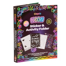 Crayola Neon sticker & Activity folder