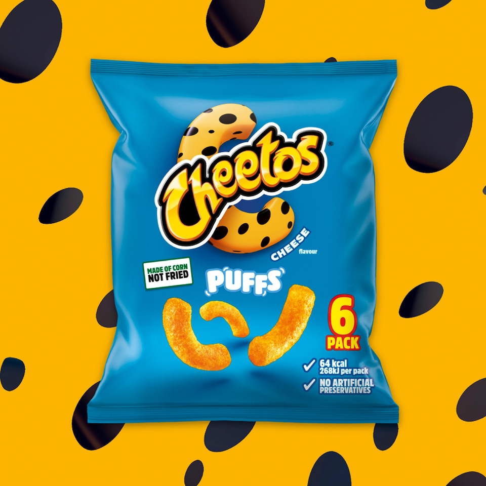 image 1 of Cheetos Puffs Cheese Multipack Snacks 6x13g