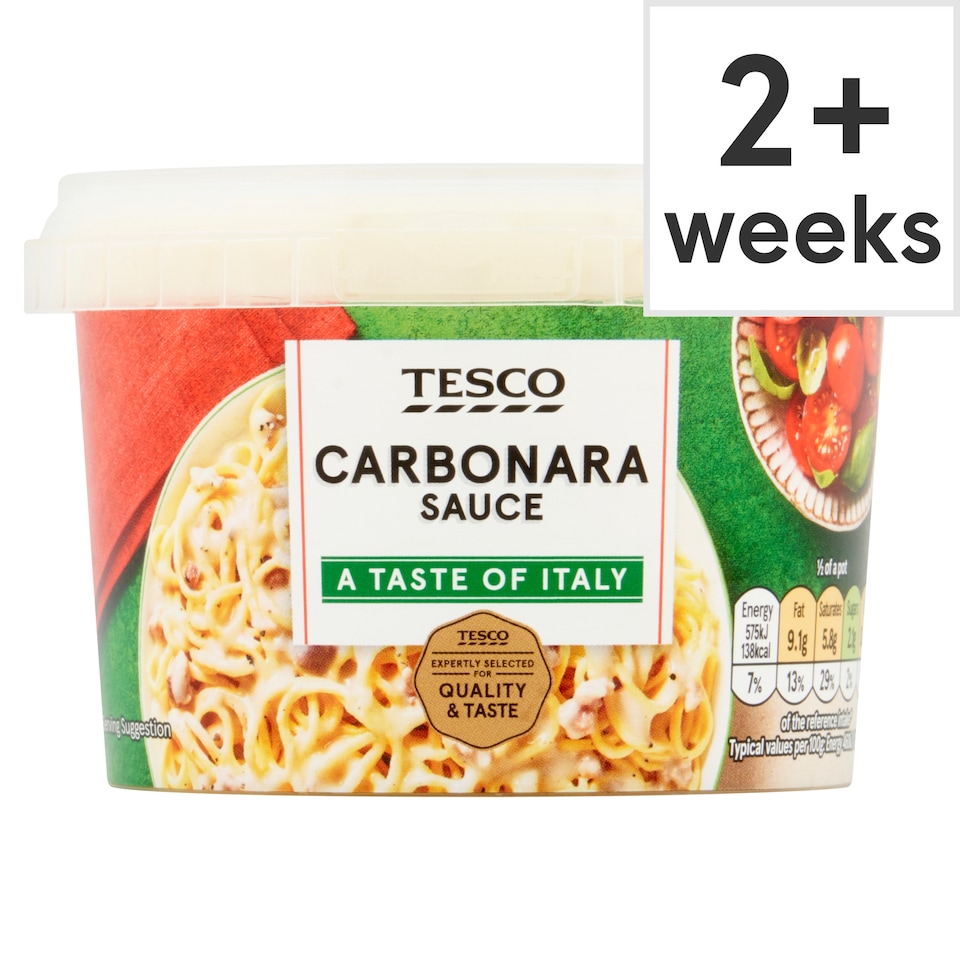 Tesco Carbonara Sauce 250g