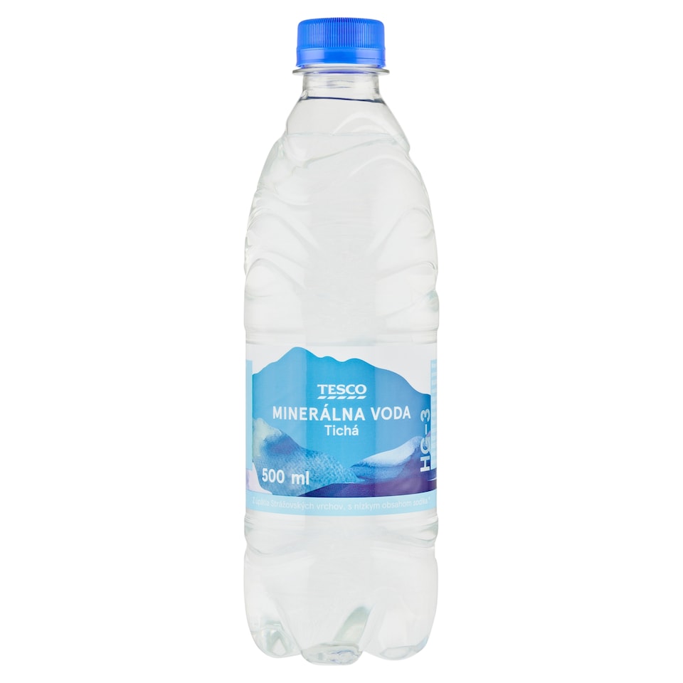 Tesco Minerálna voda tichá 500 ml