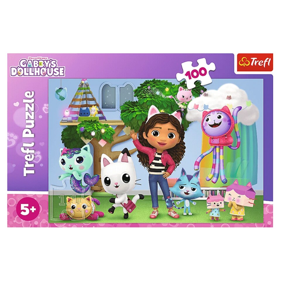 Gabby's Dollhouse 100 db-os puzzle 41 x 27,5 cm