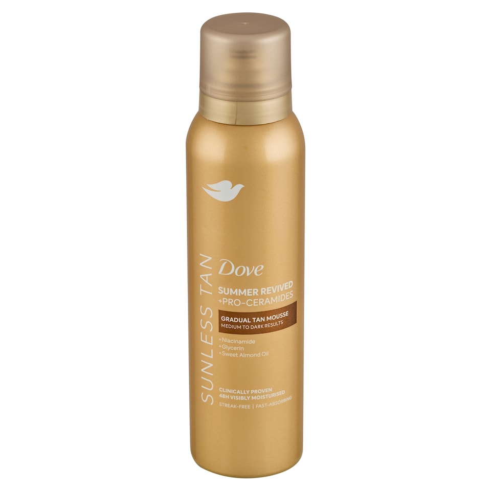 image 1 of Dove Summer Revived Gradual Self-Tan Body Mousse for Medium to Dark Results 150 ml