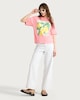 image 2 of F&F Pure Cotton Farmer's Market Print T-Shirt in Pink