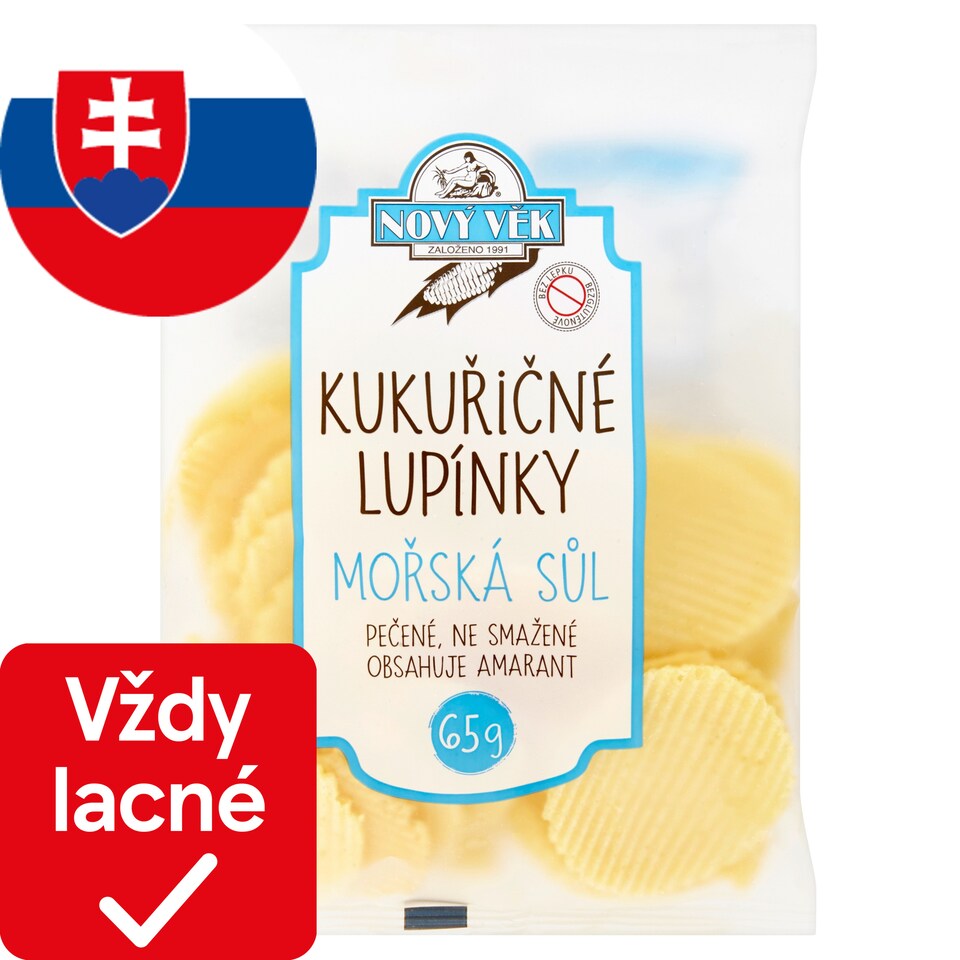 obrázok 1 z Nový Věk Kukuričné lupienky s morskou soľou 65 g