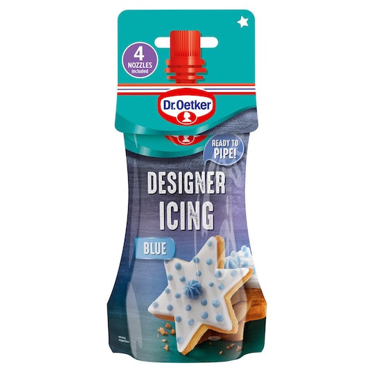 Dr Oetker Designer Icing Pouch Blue 140G