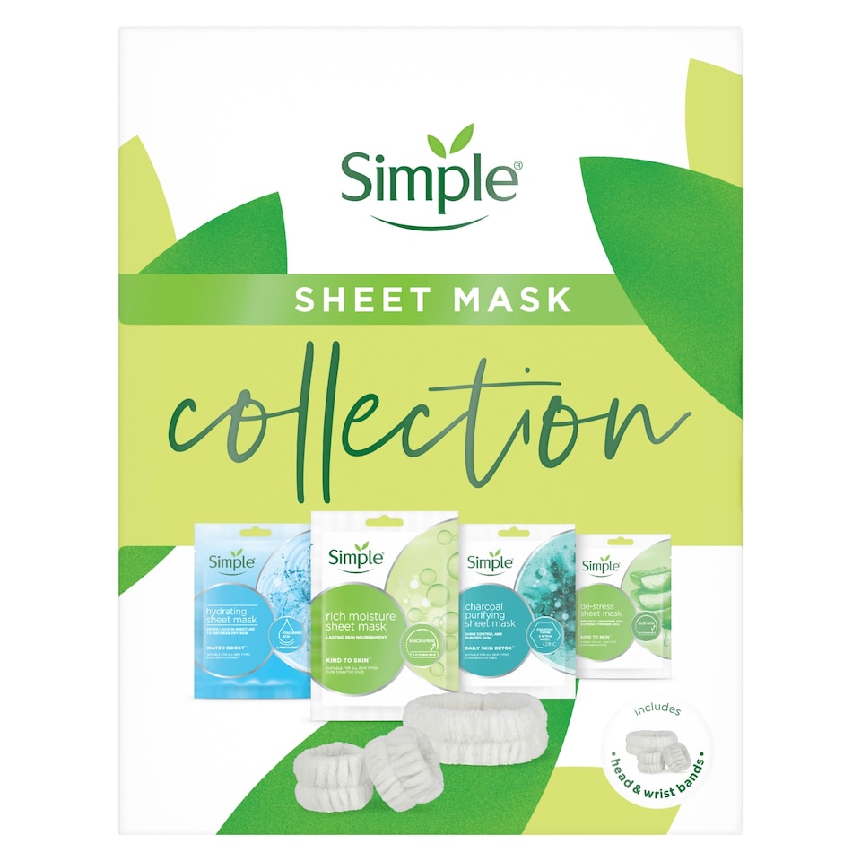 image 1 of Simple Sheet Mask Collection Gift Set