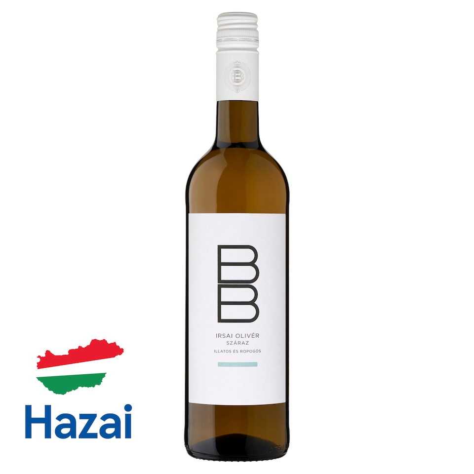 BB Balatonbolgári Irsai Olivér száraz fehérbor 11% 0,75 l