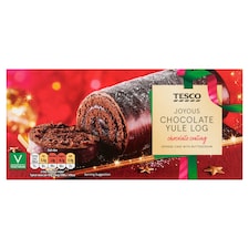Tesco Chocolate Yule Log 260G