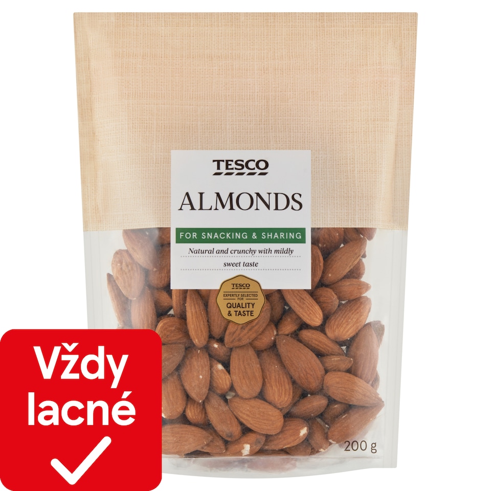 Tesco Mandle jadrá 200 g