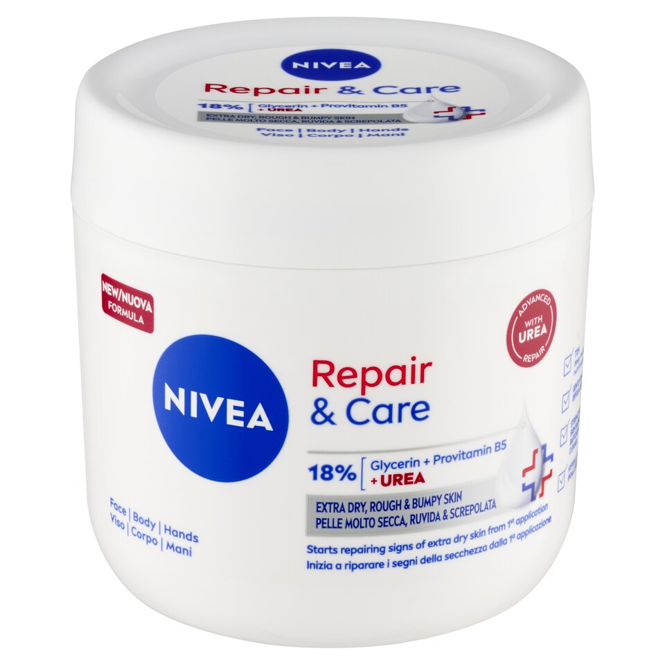 image 1 of Nivea Repair & Care Urea Nourishing Cream 400 ml