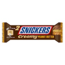 Snickers Creamy Peanut Butter Chocolate Duo Bar 36.5G