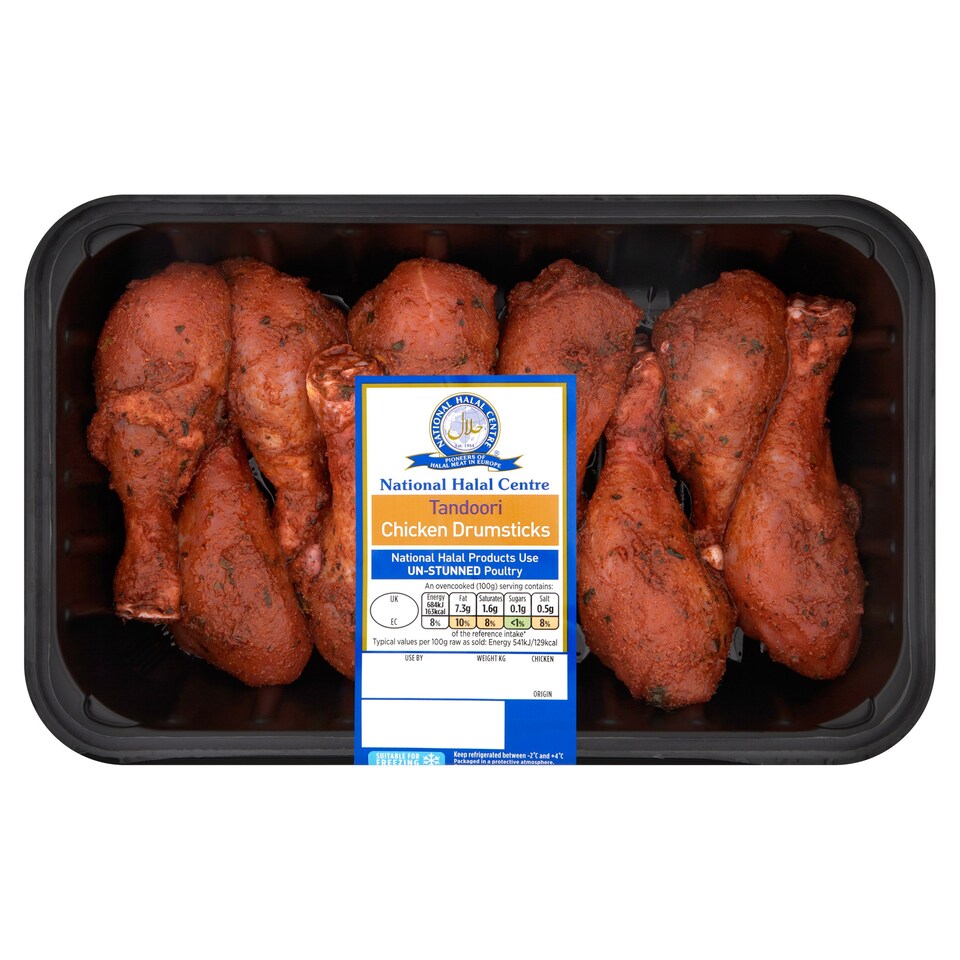 NATIONAL HALAL TANDOORI CHICKEN D/STKS 800G-1KG