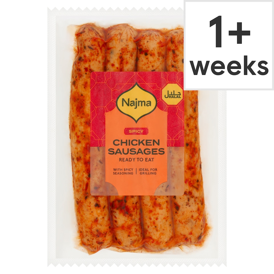 image 1 of Najma Halal Spicy Chicken Sausages 250g