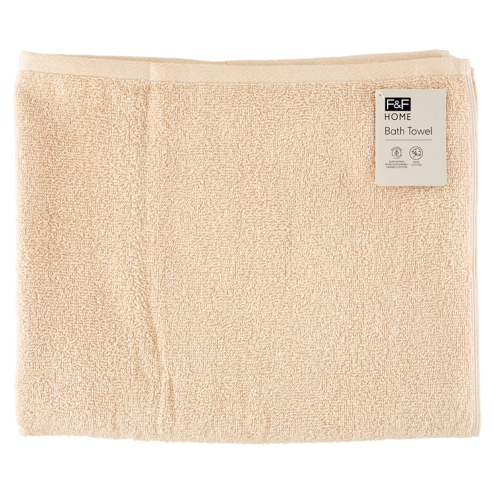 F&F Home Taupe Basic osuška 70 cm x 120 cm