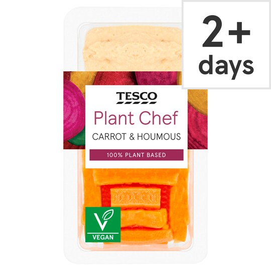 Tesco Plant Chef Carrot & Houmous 100G