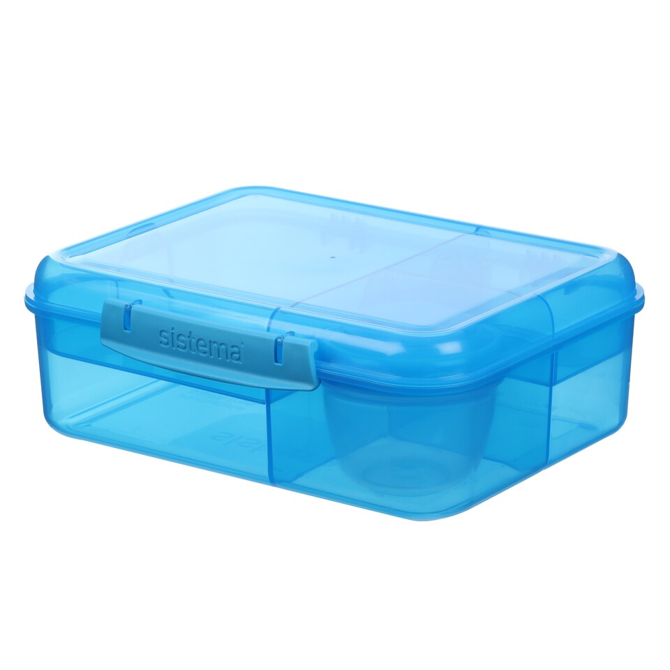image 1 of Sistem Blue Blue Bento Lunch Box 1.65L