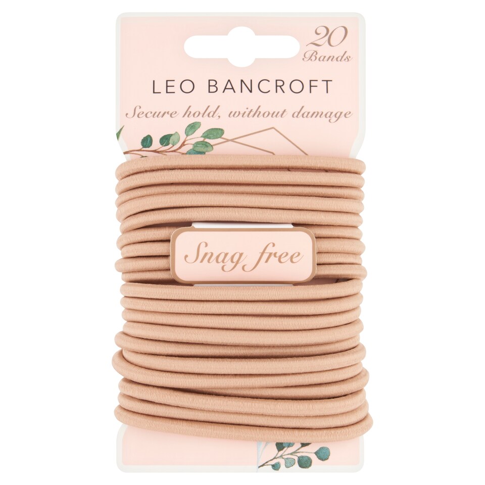 Leo Bancroft Snagfree Wide Hairbands Blonde 20 Pack