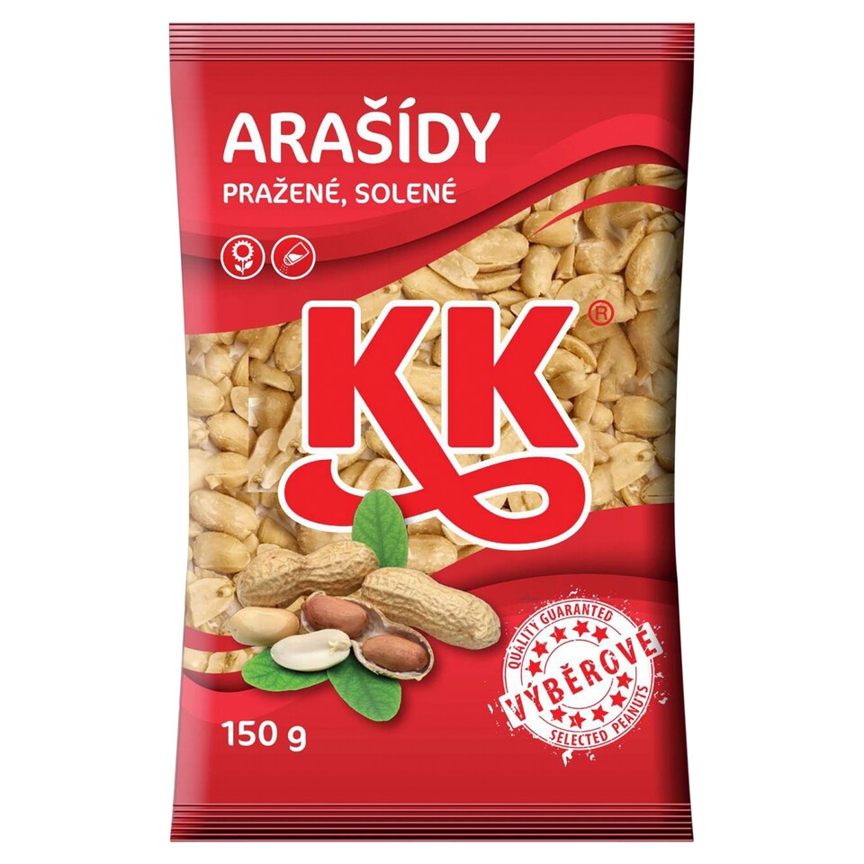 obrázok 1 z KK Arašidy lúpané pražené solené 150 g