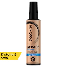 Syoss Keratin Volume sprej pre tepelnú ochranu vlasov 200 ml