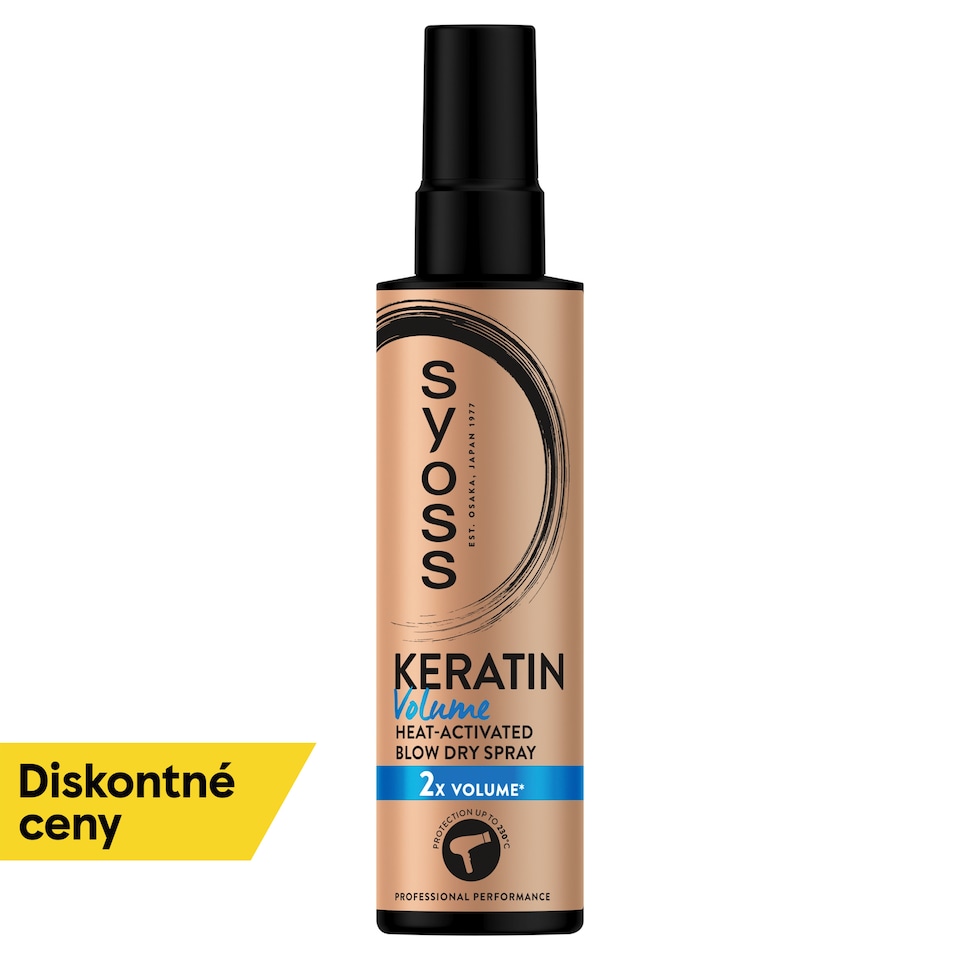 obrázok 1 z Syoss Keratin Volume sprej pre tepelnú ochranu vlasov 200 ml