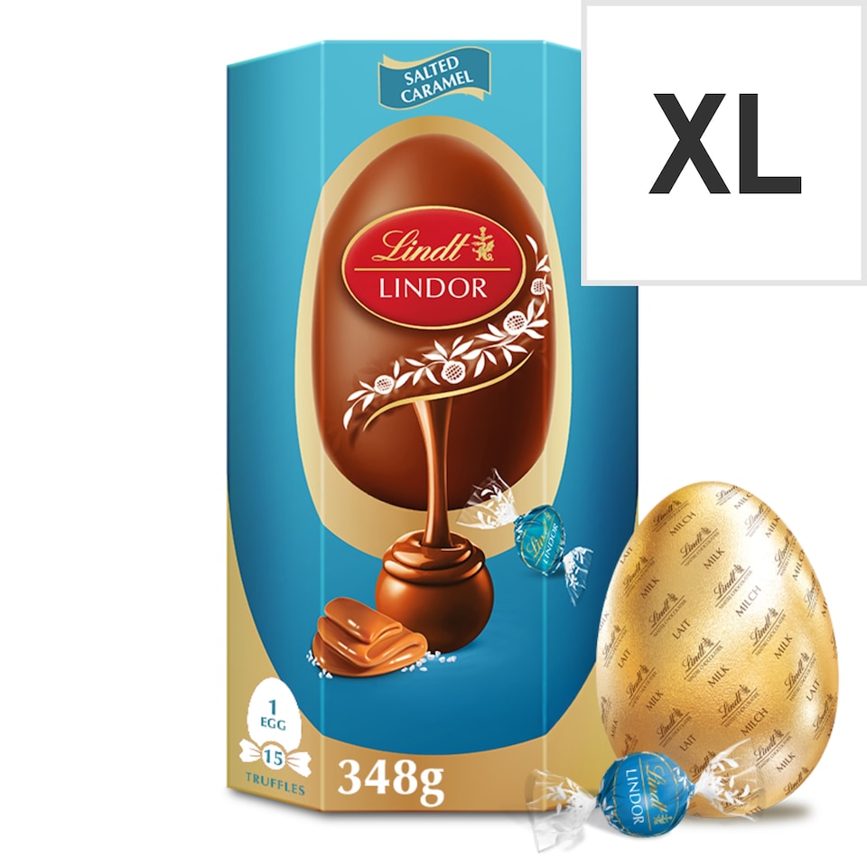 image 1 of Lindt Salted Caramel Egg 348G