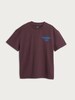 image 4 of F&F Active Pure Cotton Recreation Athl. Dept. Slogan T-Shirt in Burgundy