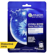 Garnier Skin Naturals nočná regeneračná textilná maska, 28 g