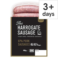 The Harrogate Sausage Co. Original 97% Pork Sausages 400G