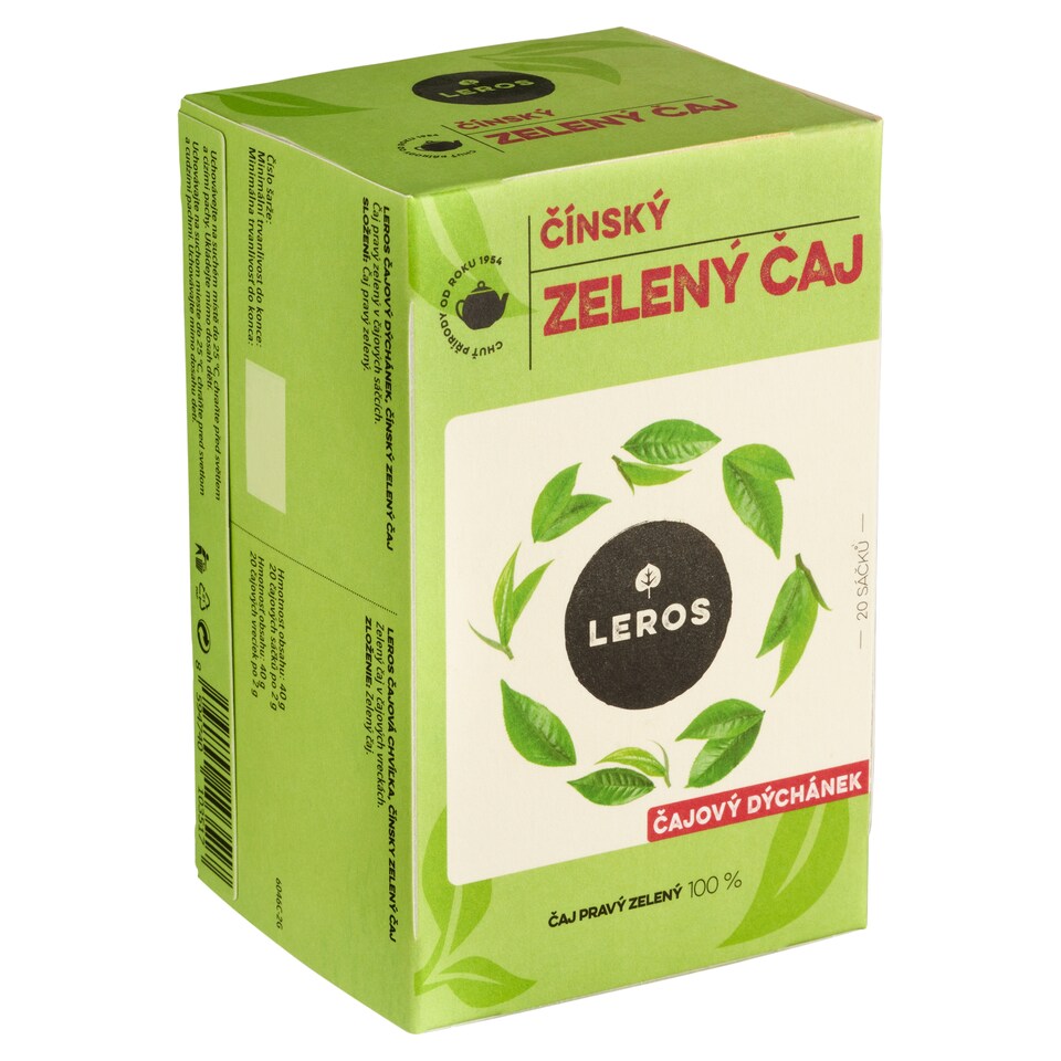 obrázok 1 z Leros Čajová chvíľka čínsky zelený čaj 20 x 2 g (40 g)