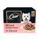 image 1 of Cesar Deliciously Fresh Wet Dog Food Pouches in Sauce 12x100g