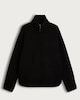 image 4 of F&F Fleece Half Zip Pyjama Jacket in Black