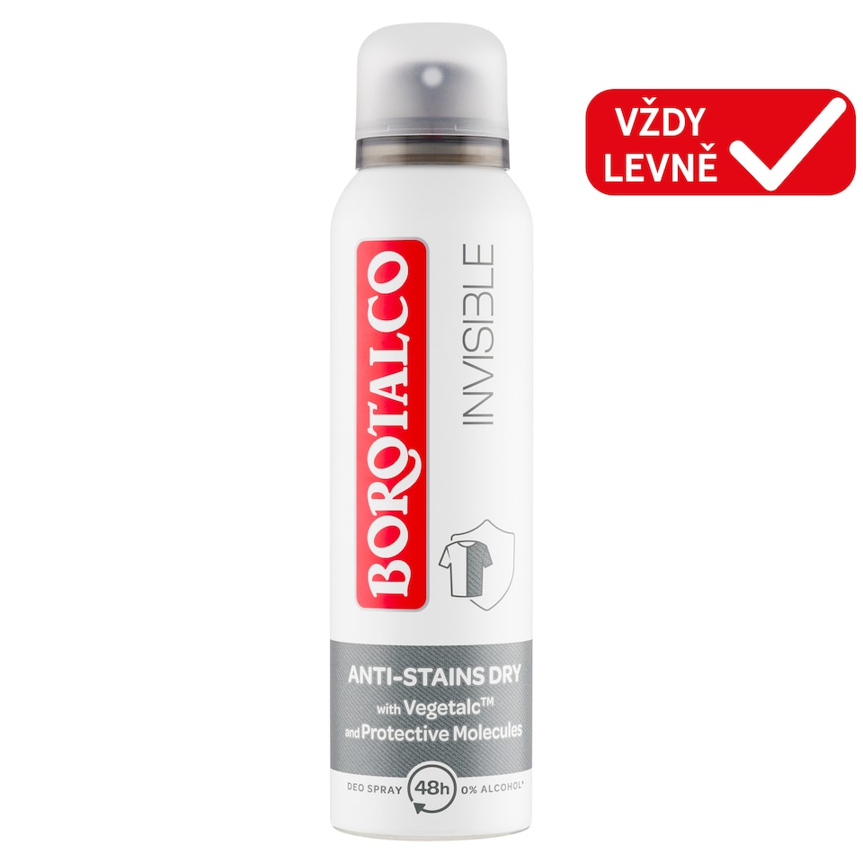 image 1 of Borotalco Invisible Antitranspirant Spray 150ml